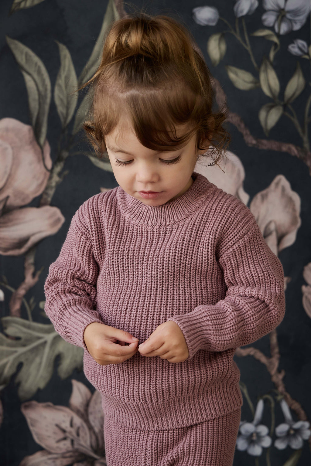 Haut en maille de coton doux classique avec motif inspiré de la dentelle et bretelles à nouer