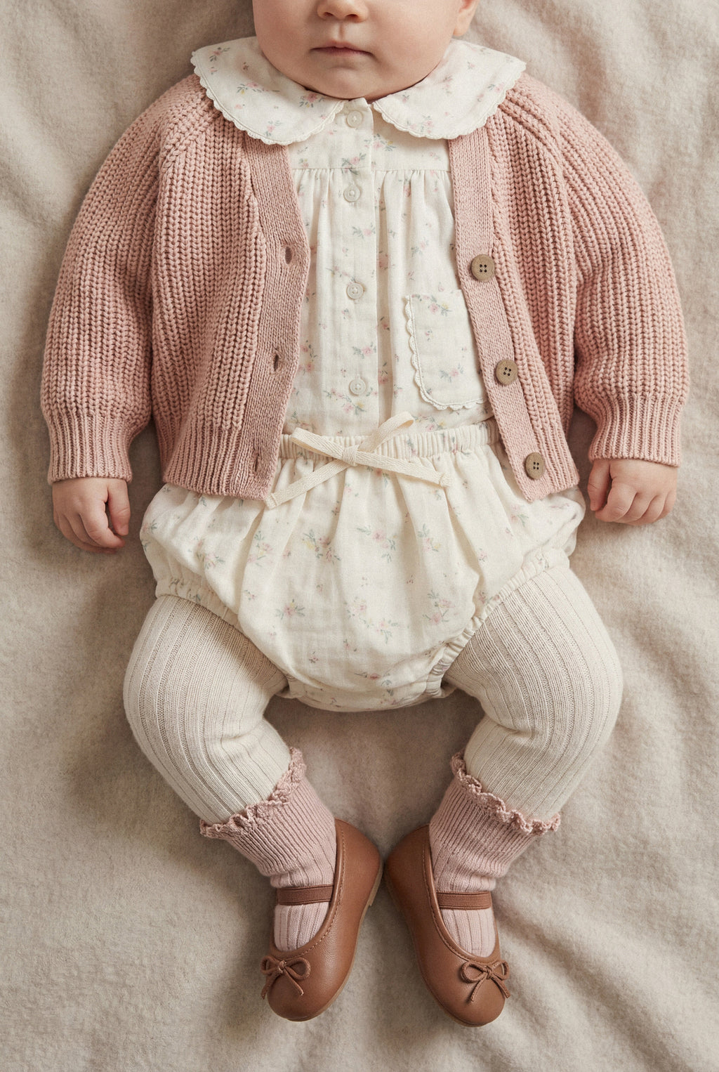 Collant côtelé classique en mélange de coton aigle blanc, extensible et certifié Oeko-Tex.