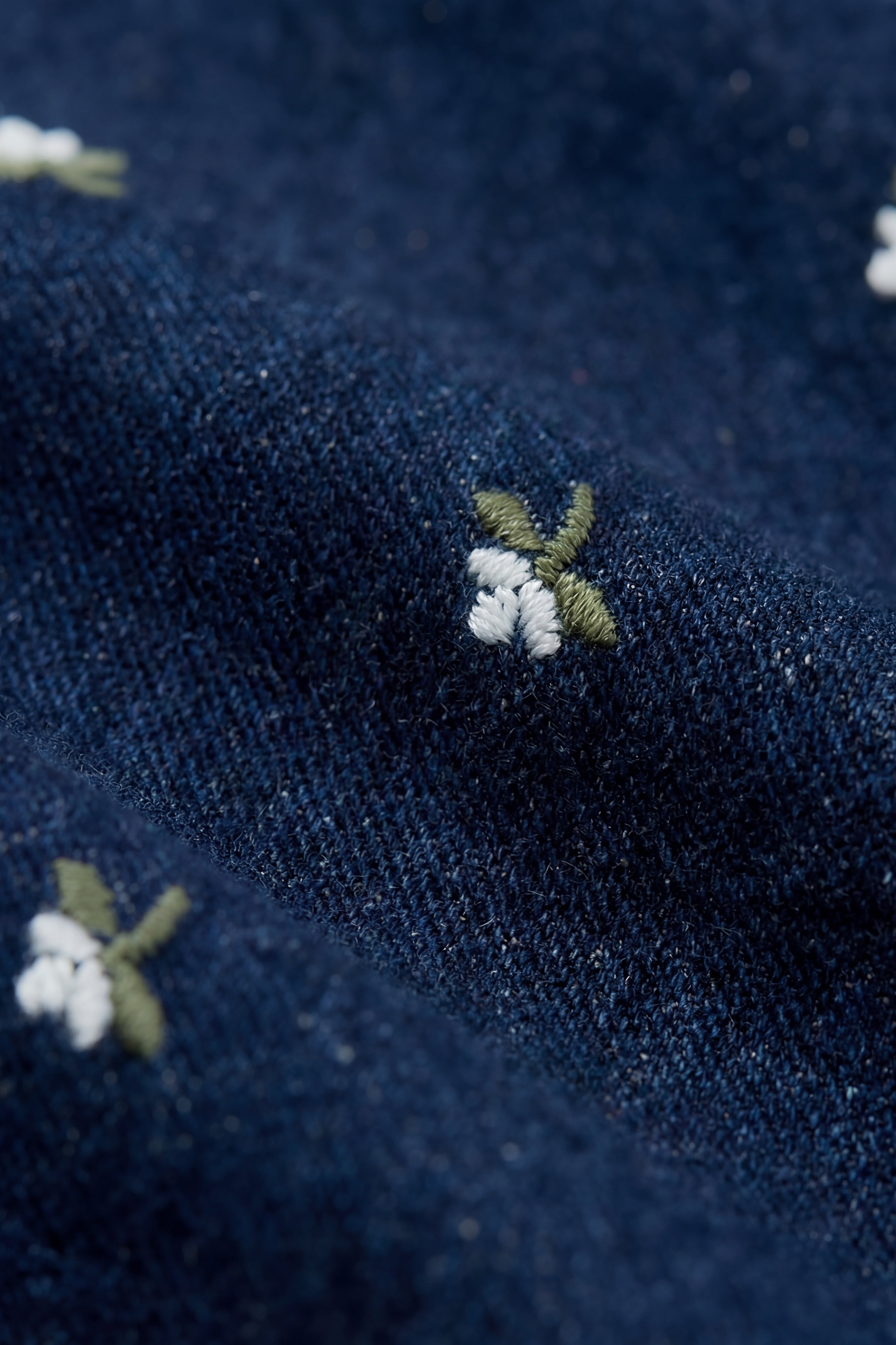 Veste matelassée en coton fleuri vintage avec col volanté et garnissage recyclé